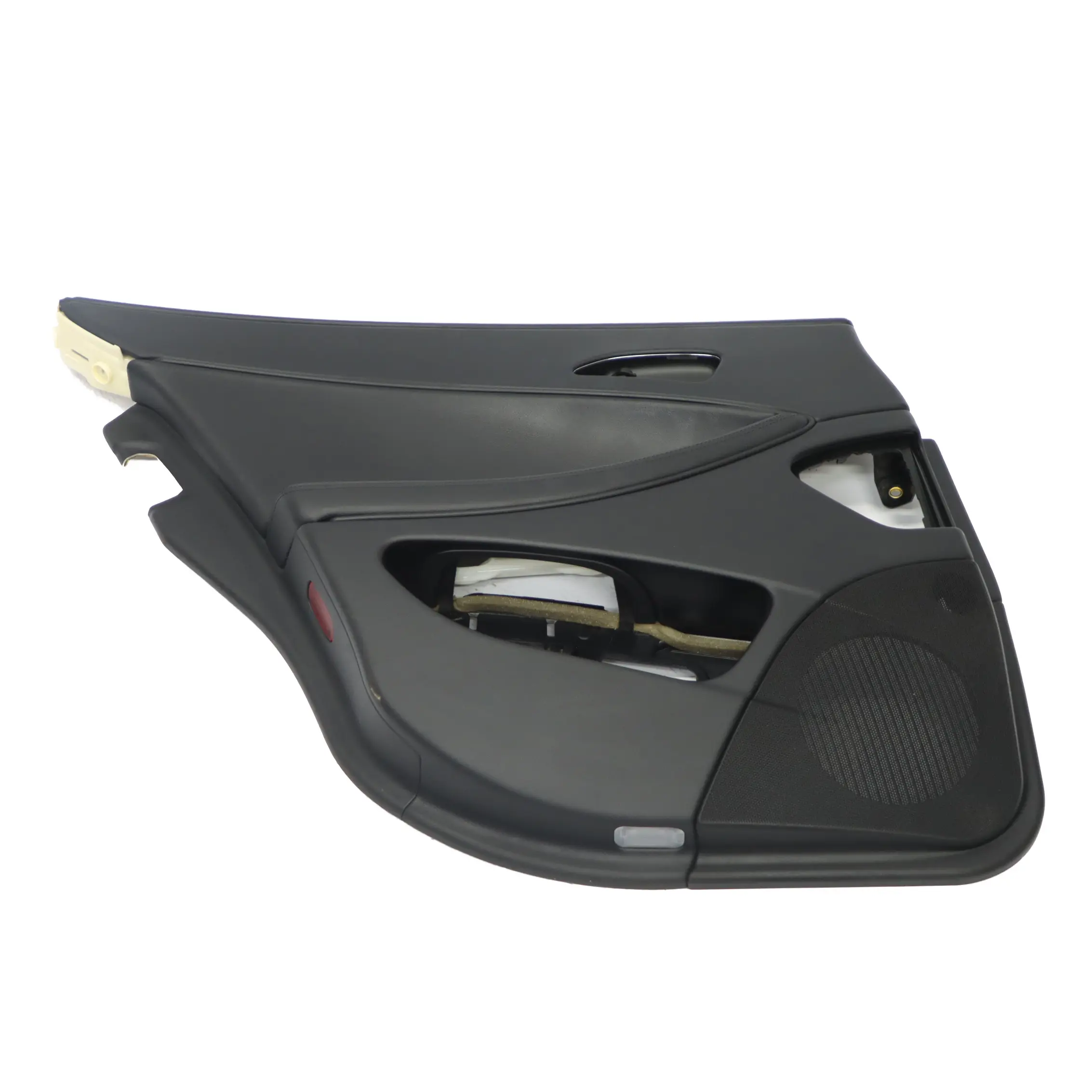 Scheda Porta Mercedes W219 Posteriore Sinistra Rivestimento Porta Pelle Nero