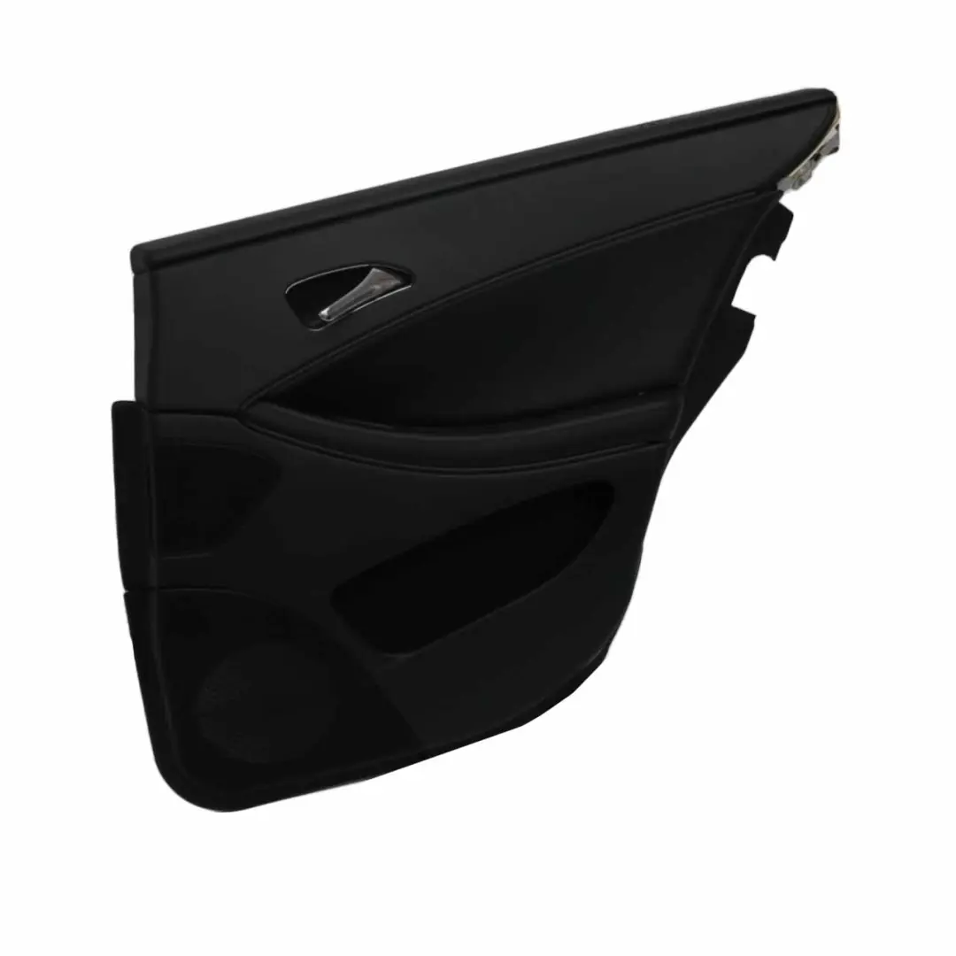  Scheda porta Mercedes W219 posteriore destra pannello di rivestimento pelle nera - SKU A2197301262-1 - Numero di parte A2197301262