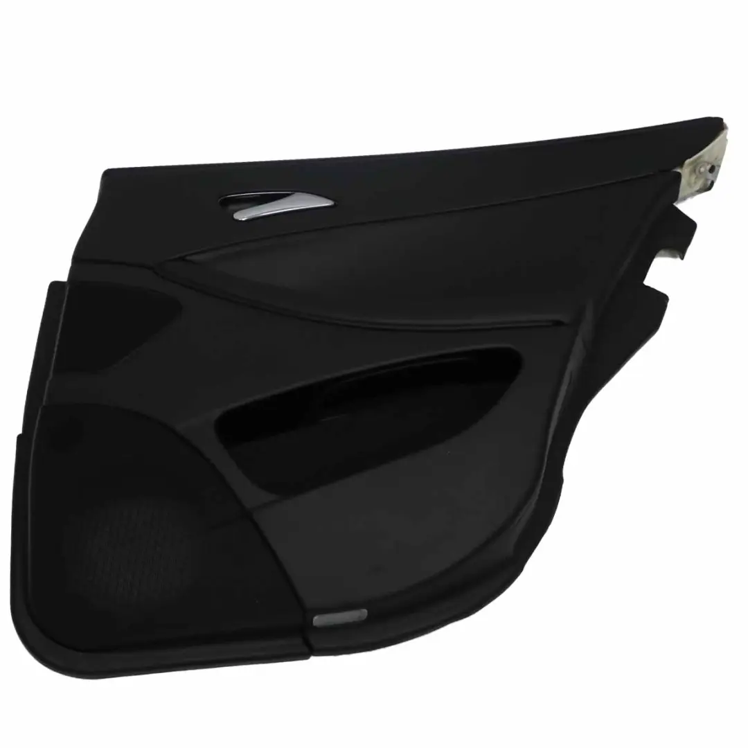 Scheda porta Mercedes W219 posteriore destra pannello di rivestimento pelle nera per con numero di parte A2197301262 Scheda porta Mercedes W219 posteriore destra pannello di rivestimento pelle nera - SKU A2197301262-1 - Numero di parte A2197301262