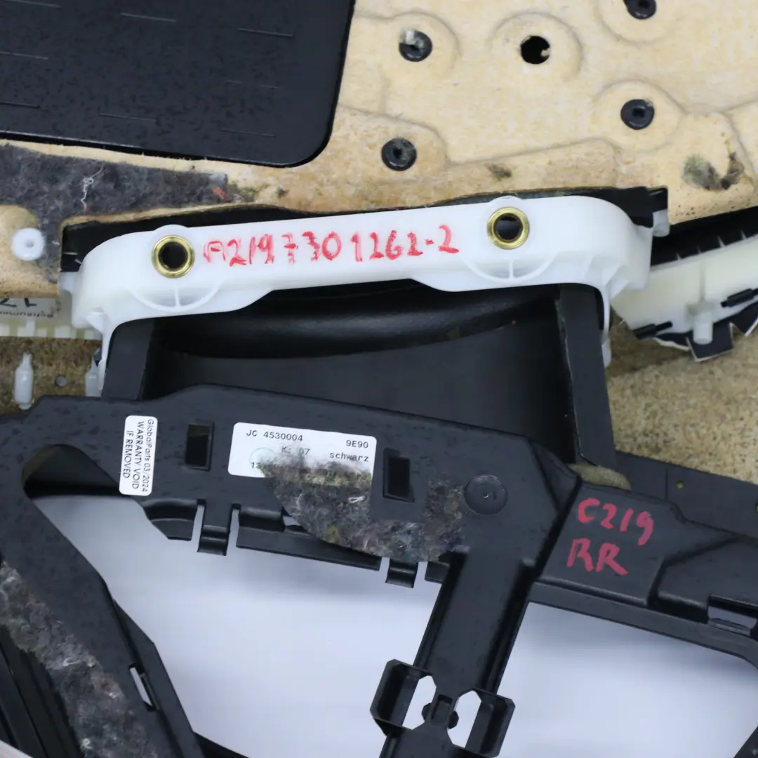  Türkarte Mercedes W219 Hinten Rechts Türverkleidung Abdeckung Leder Schwarz - SKU A2197301262-2 - Teilenummer A2197301262