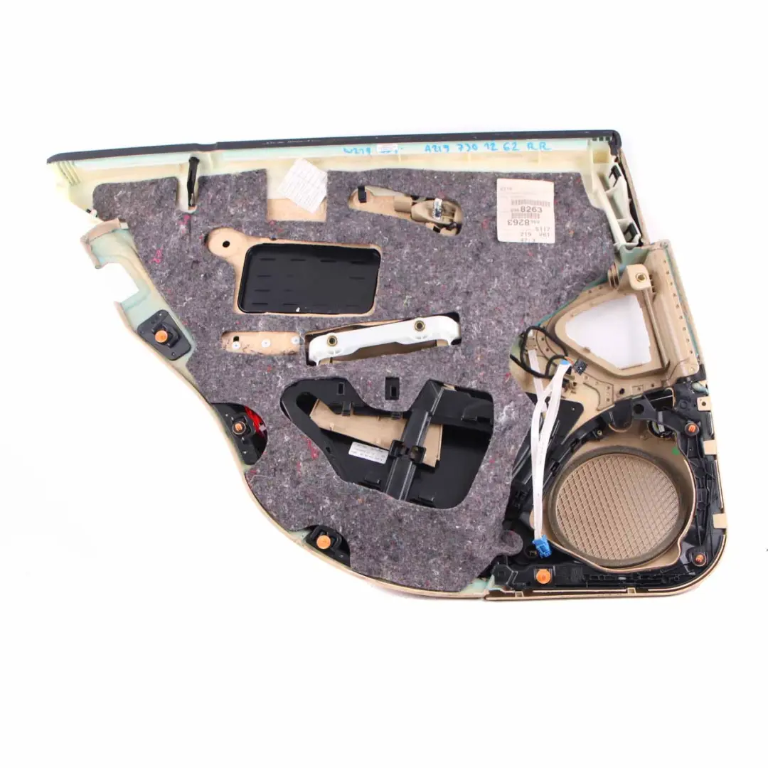  Door Card Mercedes W219 Rear Right O/S Door Trim Panel Cover Leather Brown - SKU A2197301262 - Part number A2197301262