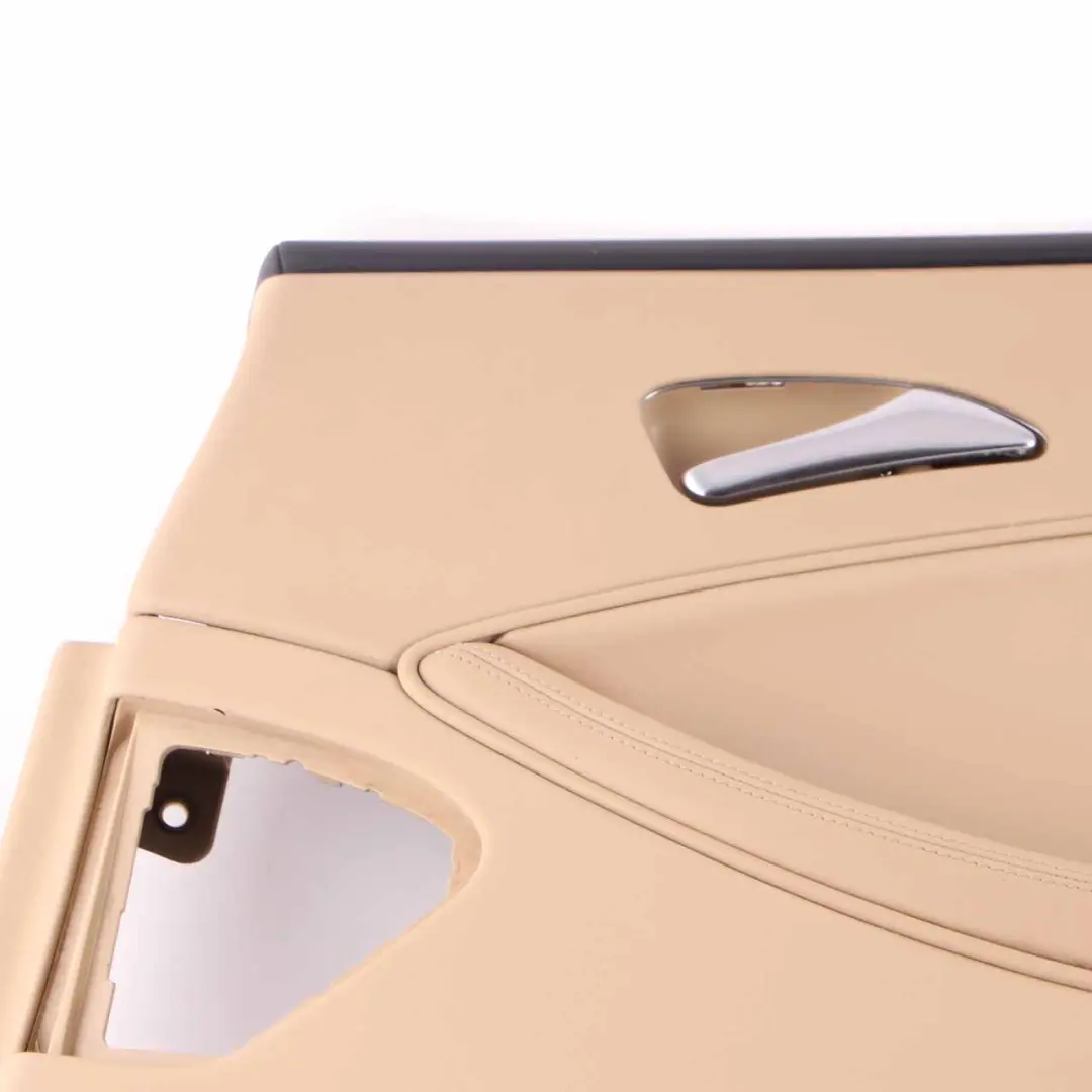Door Card Mercedes W219 Rear Right O/S Door Trim Panel Cover Leather Brown to with Part number A2197301262 Door Card Mercedes W219 Rear Right O/S Door Trim Panel Cover Leather Brown - SKU A2197301262 - Part number A2197301262