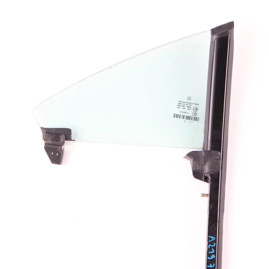 Mercedes CLS W219 Fensterglas hinten links Tür Viertel Seite AS2 A2197300955 - SKU A2197301555 - Teilenummer A2197301555