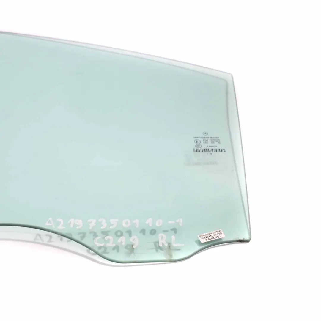 Door Side Window Glass Glazing AS2 Left N/S to Mercedes C219 Rear with Part number A2197350110 Mercedes C219 Rear Door Side Window Glass Glazing AS2 Left N/S - SKU A2197350110 - Part number A2197350110