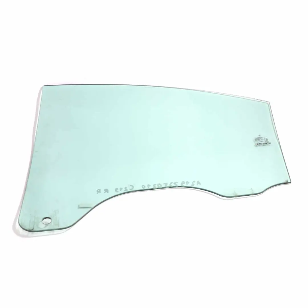 Window Glass Rear Door Right O/S Glazing AS2 to Mercedes CLS C219 with Part number A2197350210 Mercedes CLS C219 Window Glass Rear Door Right O/S Glazing AS2 - SKU A2197350210 - Part number A2197350210