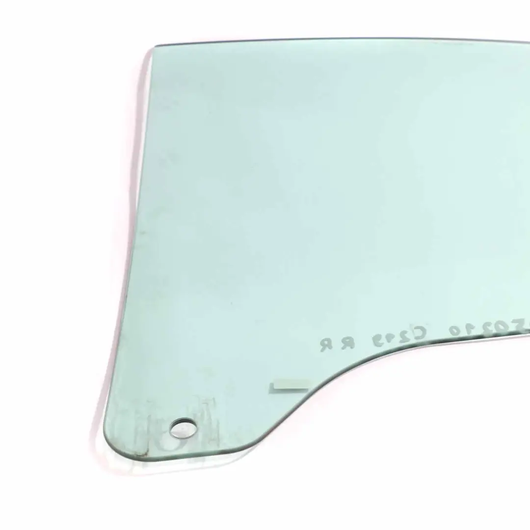 Vetro della porta posteriore destra vetri AS2 per Mercedes C219 con numero di parte A2197350210 Mercedes C219 Vetro della porta posteriore destra vetri AS2 - SKU A2197350210 - Numero di parte A2197350210