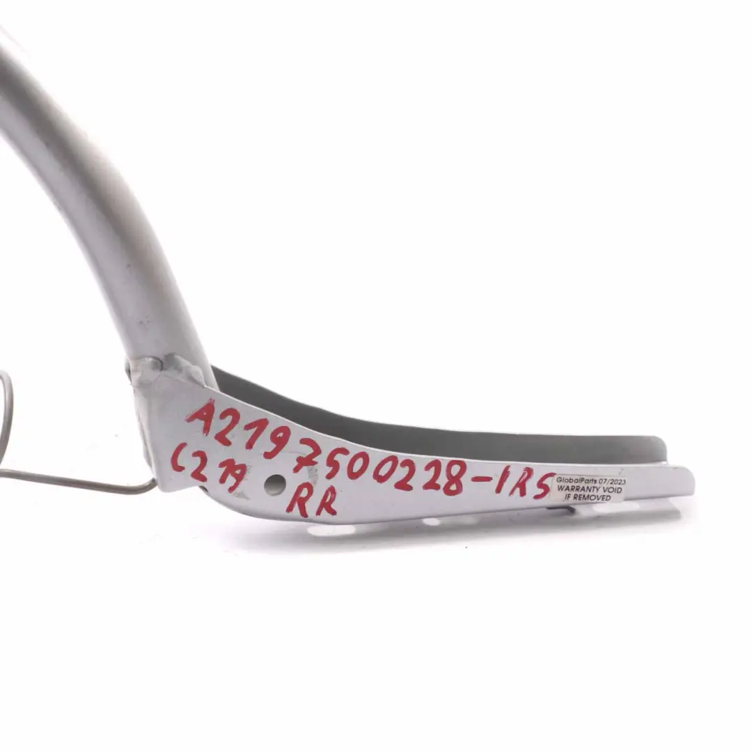 Mercedes W219 Trunk Tailgate Hinge Rear Right O/S Iridium Silver 775 - SKU A2197500228-IRS - Part number A2197500228