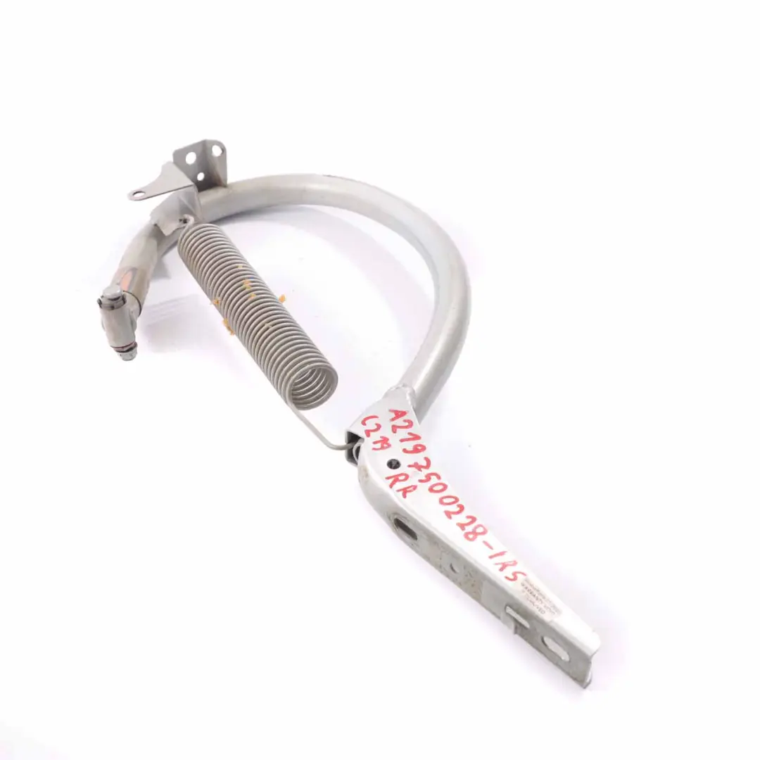 W219 Trunk Tailgate Hinge Rear Right O/S Iridium Silver 775 to Mercedes with Part number A2197500228 Mercedes W219 Trunk Tailgate Hinge Rear Right O/S Iridium Silver 775 - SKU A2197500228-IRS - Part number A2197500228