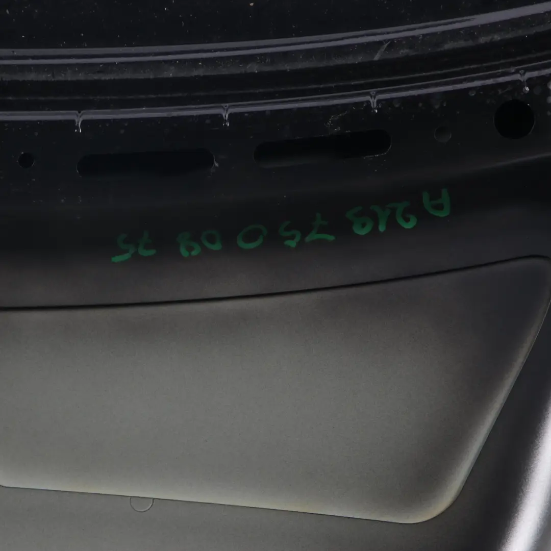 W219 CLS Boot Trunk Lid Tailgate Panel Obsidian Black Metallic - 197 to Mercedes with Part number A2197500875 Mercedes W219 CLS Boot Trunk Lid Tailgate Panel Obsidian Black Metallic - 197 - SKU A2197500875-OB - Part number A2197500875