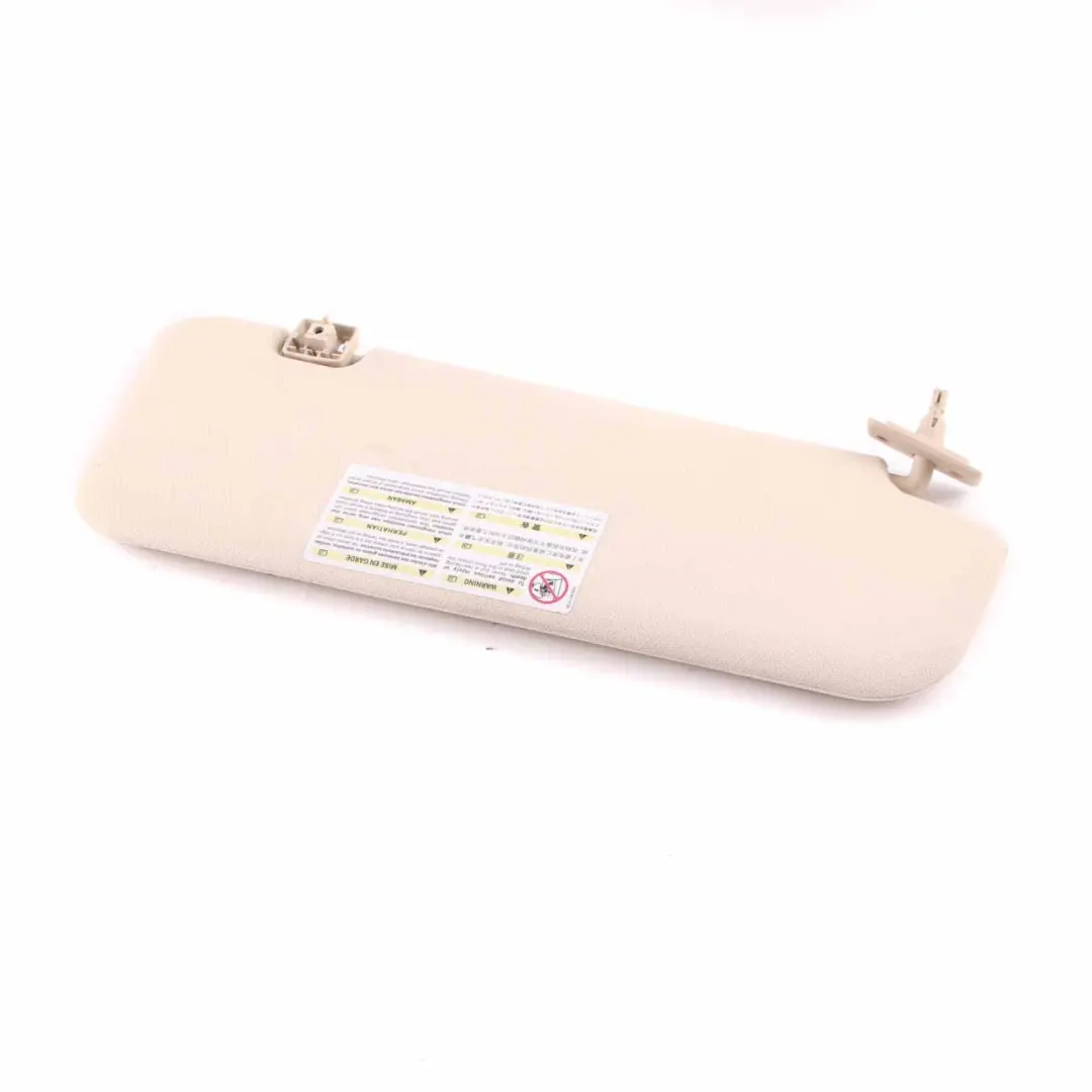 W219 Sun Visor Cover Left N/S Trim Panel Sunvisor Beige to Mercedes CLS with Part number A2198100110 Mercedes CLS W219 Sun Visor Cover Left N/S Trim Panel Sunvisor Beige - SKU A2198100110 - Part number A2198100110