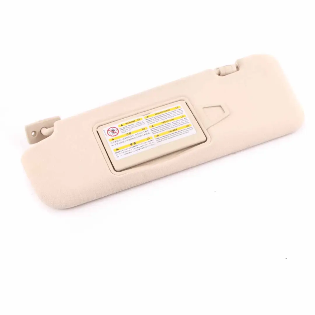 W219 Sun Visor Cover Left N/S Trim Panel Sunvisor Beige to Mercedes CLS with Part number A2198100110 Mercedes CLS W219 Sun Visor Cover Left N/S Trim Panel Sunvisor Beige - SKU A2198100110 - Part number A2198100110