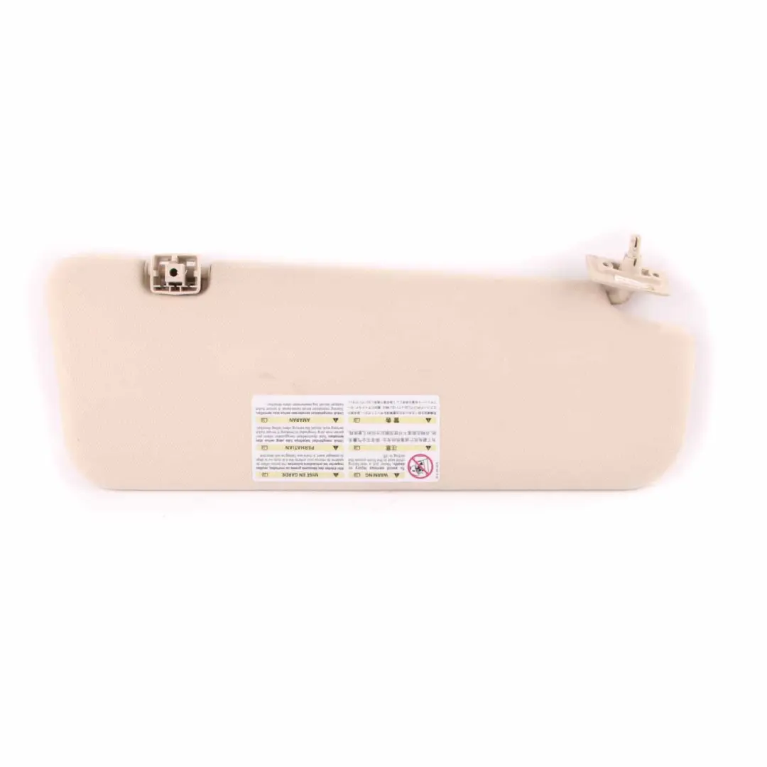 W219 Sun Visor Cover Left N/S Trim Panel Sunvisor Beige to Mercedes CLS with Part number A2198100110 Mercedes CLS W219 Sun Visor Cover Left N/S Trim Panel Sunvisor Beige - SKU A2198100110 - Part number A2198100110