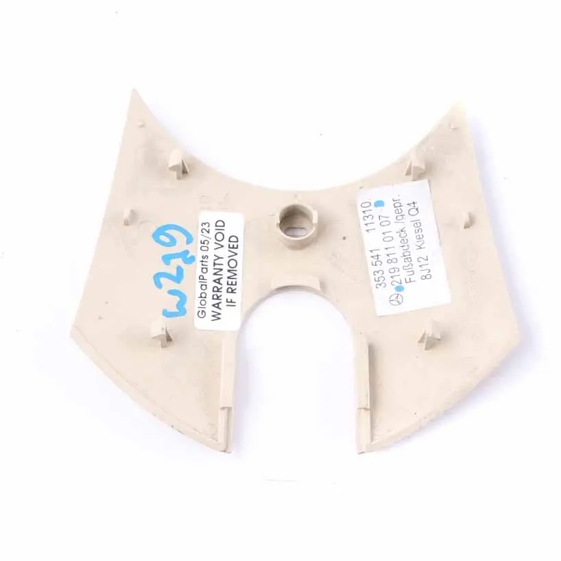 W219 Rear View Mirror Cover Interior Trim Beige to Mercedes CLS with Part number A2198110107 Mercedes CLS W219 Rear View Mirror Cover Interior Trim Beige - SKU A2198110107 - Part number A2198110107