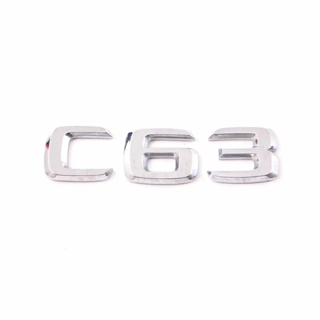 Emblem Lettering Rear Boot Trunk Lid Logo C63 to Mercedes W204 with Part number A2198171015 Mercedes W204 Emblem Lettering Rear Boot Trunk Lid Logo C63 - SKU A2198171015 - Part number A2198171015