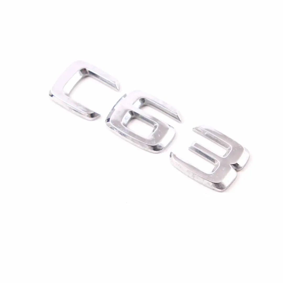 Emblem Lettering Rear Boot Trunk Lid Logo C63 to Mercedes W204 with Part number A2198171015 Mercedes W204 Emblem Lettering Rear Boot Trunk Lid Logo C63 - SKU A2198171015 - Part number A2198171015