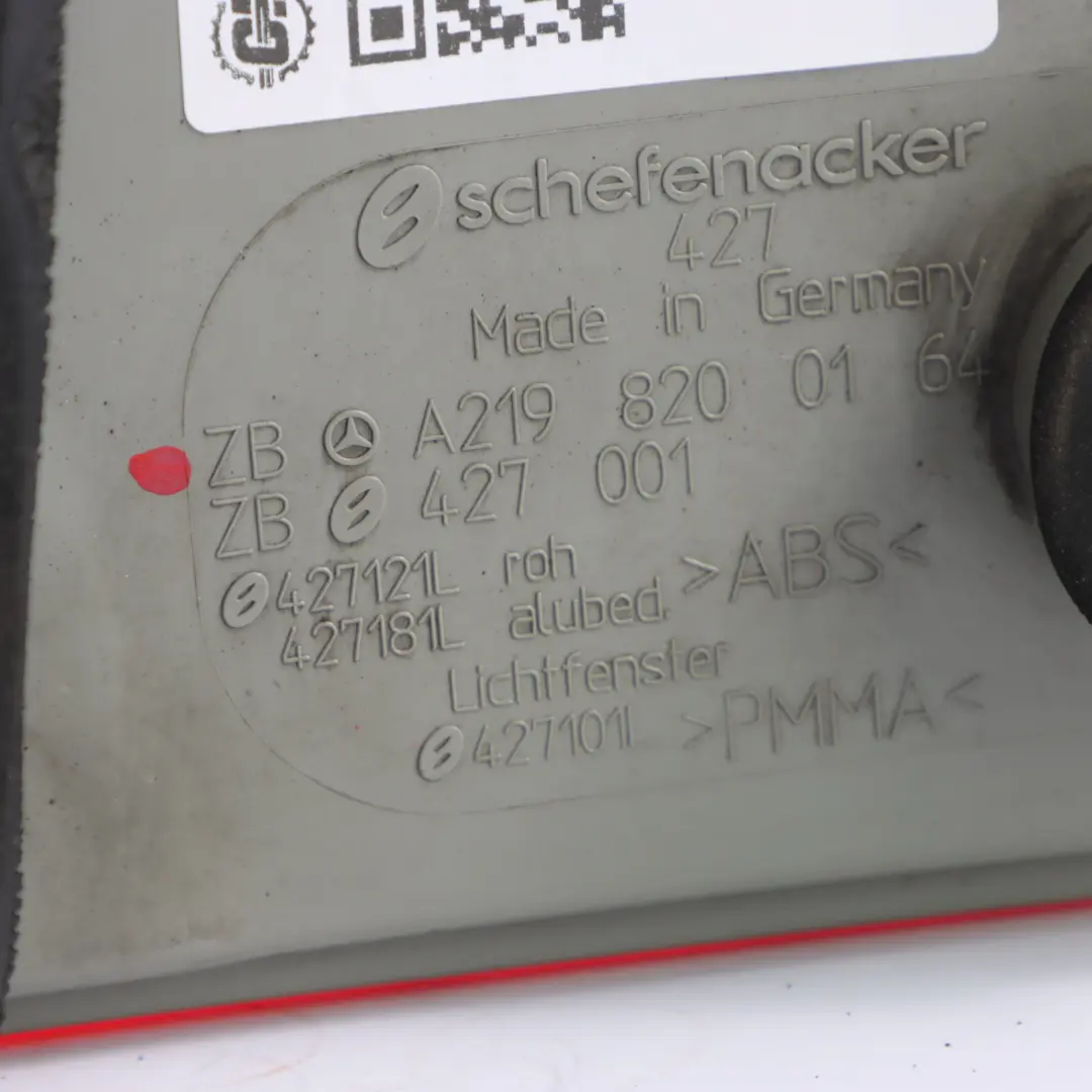 Mercedes CLS C219 Rückleuchte links Rücklicht Rück licht Seitenwand - SKU A2198200164 - Teilenummer A2198200164
