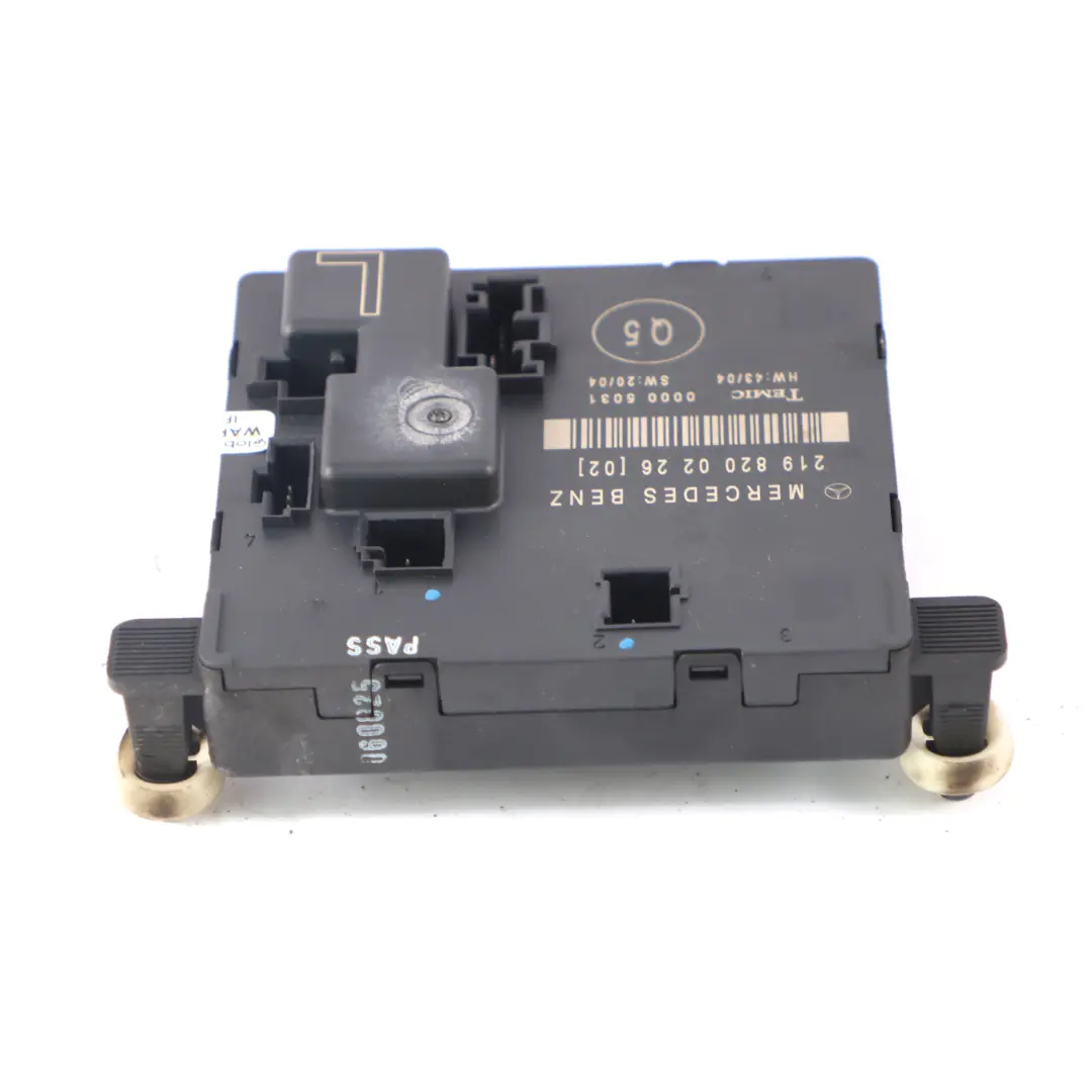 Door Module Mercedes C219 Rear Door Left N/S Control Module to with Part number A2198200226 Door Module Mercedes C219 Rear Door Left N/S Control Module - SKU A2198200226 - Part number A2198200226
