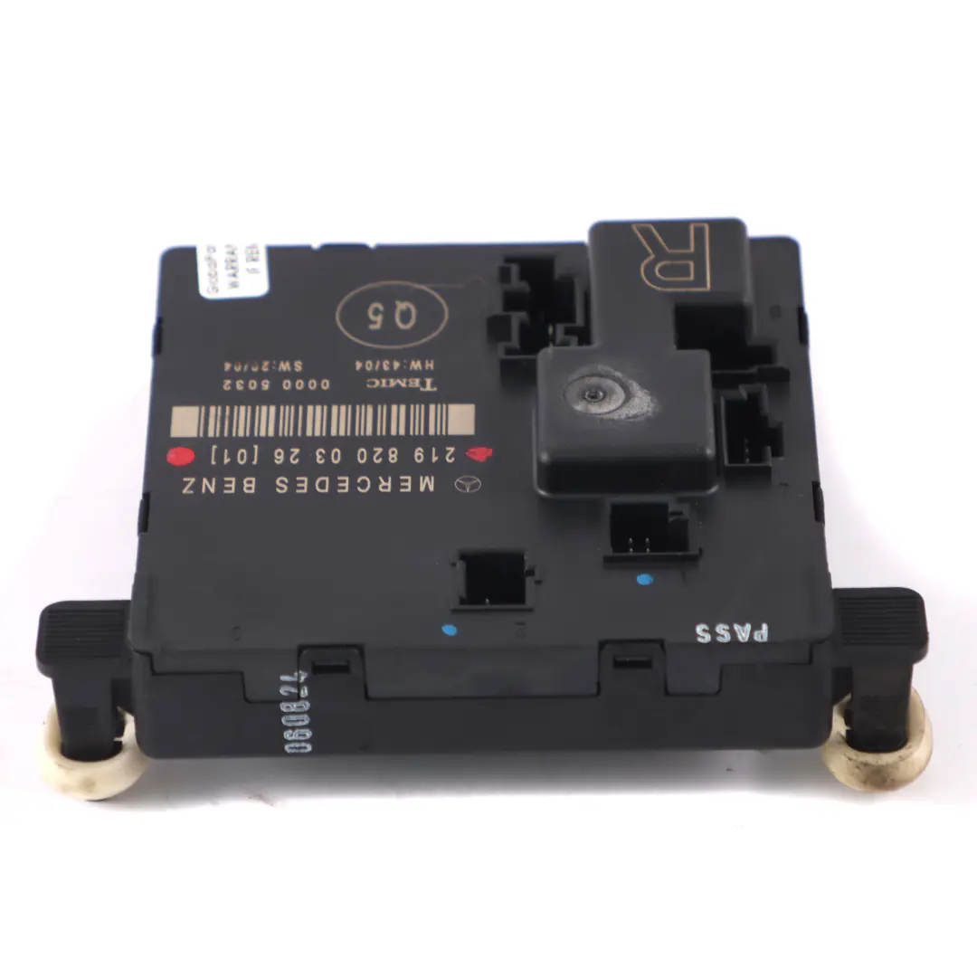  Modulo porta Mercedes C219 Porta posteriore destra Modulo controllo - SKU A2198200326 - Numero di parte A2198200326