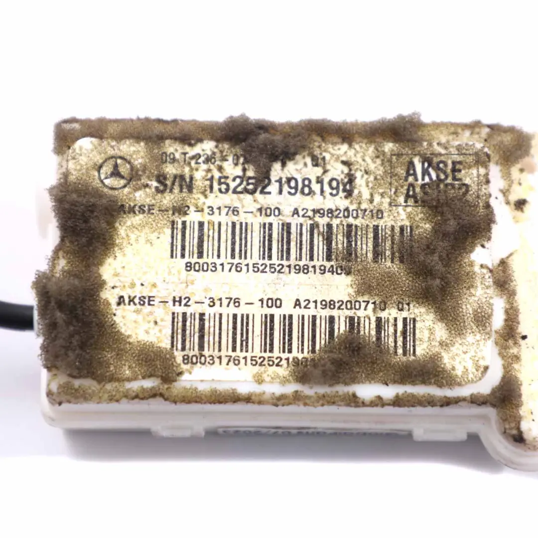 Mercedes CLS C219 Occupancy Mat Front Passenger Seat Sensor Unit - SKU A2198200710 - Part number A2198200710
