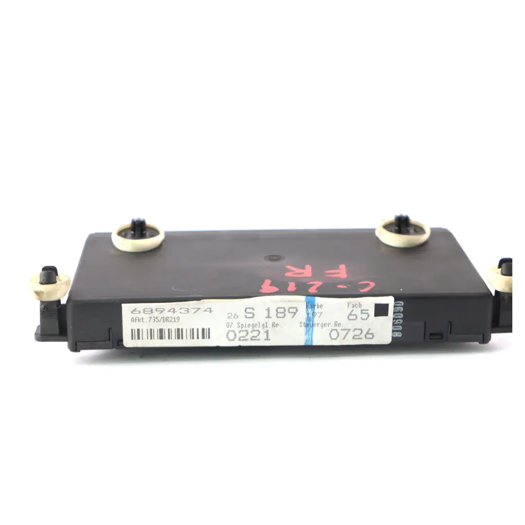  Door Module Mercedes C219 Front Right Door O/S Control Unit Module - SKU A2198200726 - Part number A2198200726