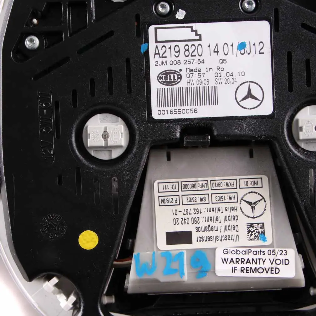 W219 Rear Reading Lamp Roof Light Interior Beige to Mercedes CLS with Part number A2198201401 Mercedes CLS W219 Rear Reading Lamp Roof Light Interior Beige - SKU A2198201401 - Part number A2198201401