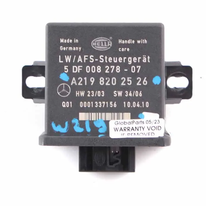  Light Module Mercedes W209 W219 W164 Headlight Headlamp Control Unit - SKU A2198202526 - Part number A2198202526