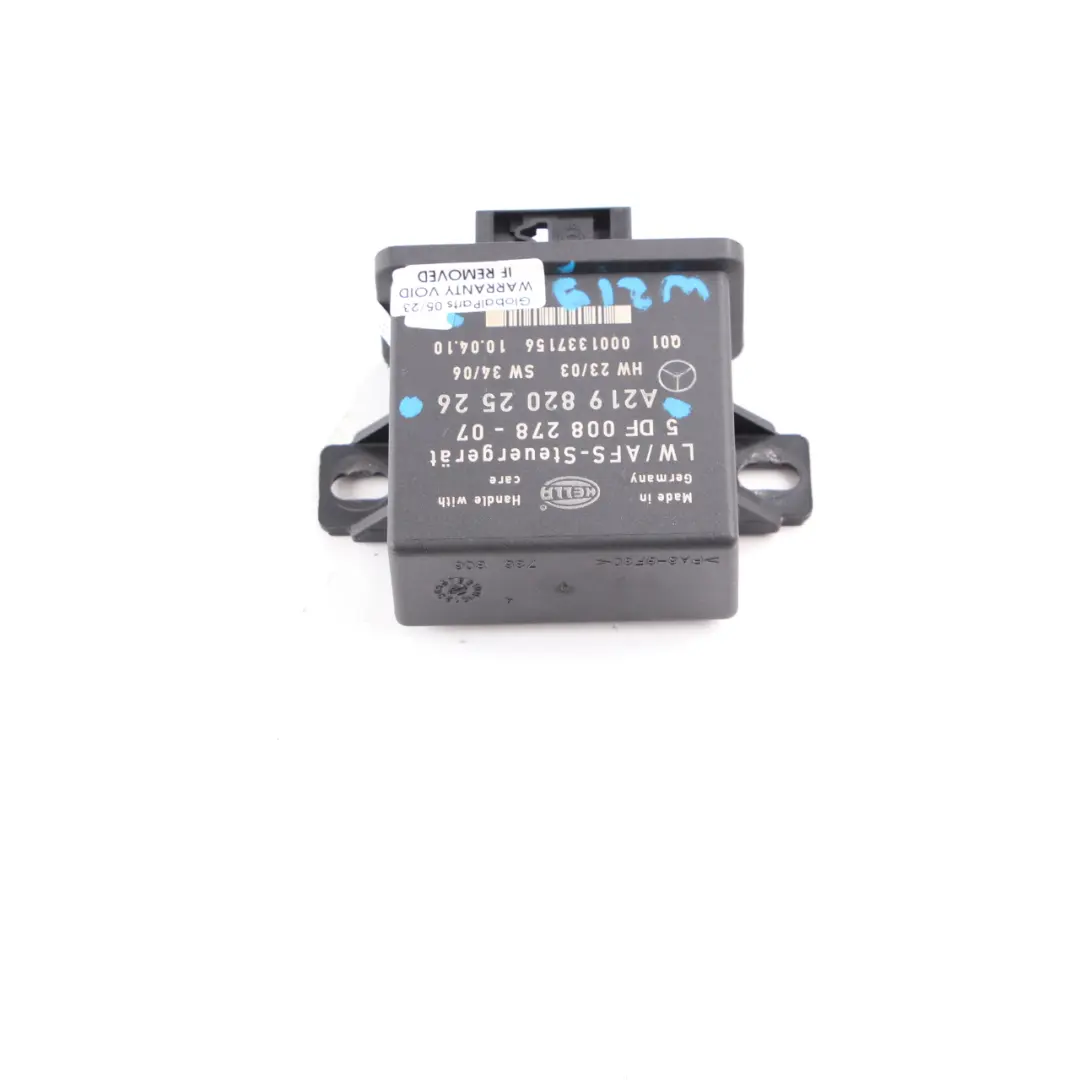 W219 W164 Moduł Sterownik Świateł do Mercedes W209 o numerze A2198202526 Mercedes W209 W219 W164 Moduł Sterownik Świateł - SKU A2198202526 - Numer Części A2198202526