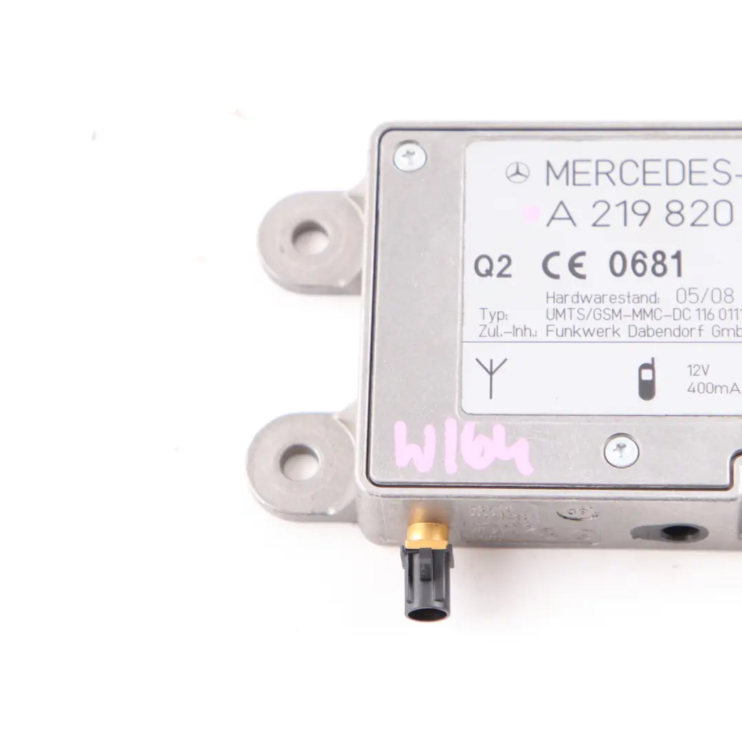  Antennenverstärker Mercedes W204 W212 W219 Telefonante Modul Einheit - SKU A2198203789 - Teilenummer A2198203789