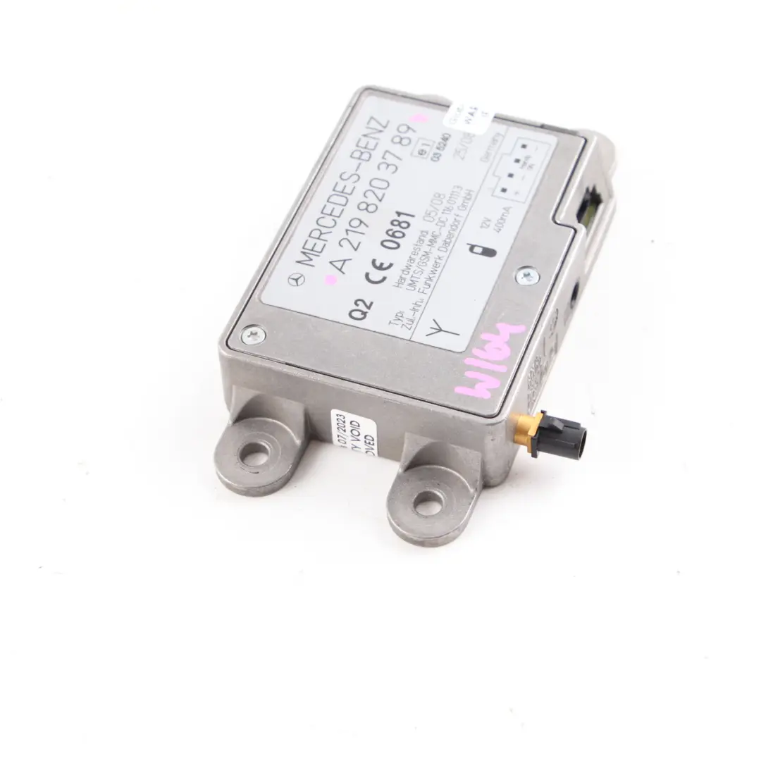 Antenne Amplificateur Mercedes W204 W212 W219 Phone Aerial Modu Unit pour à propos du numéro de pièce A2198203789 Antenne Amplificateur Mercedes W204 W212 W219 Phone Aerial Modu Unit - SKU A2198203789 - Numéro de pièce A2198203789
