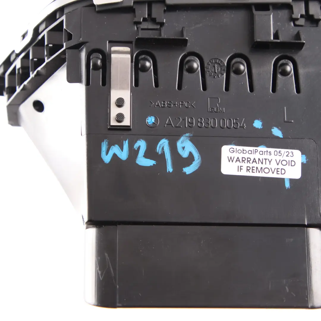 W219 Air Vent Dashboard Dash Center Grill Black to Mercedes CLS with Part number A2198300054 Mercedes CLS W219 Air Vent Dashboard Dash Center Grill Black - SKU A2198300054 - Part number A2198300054