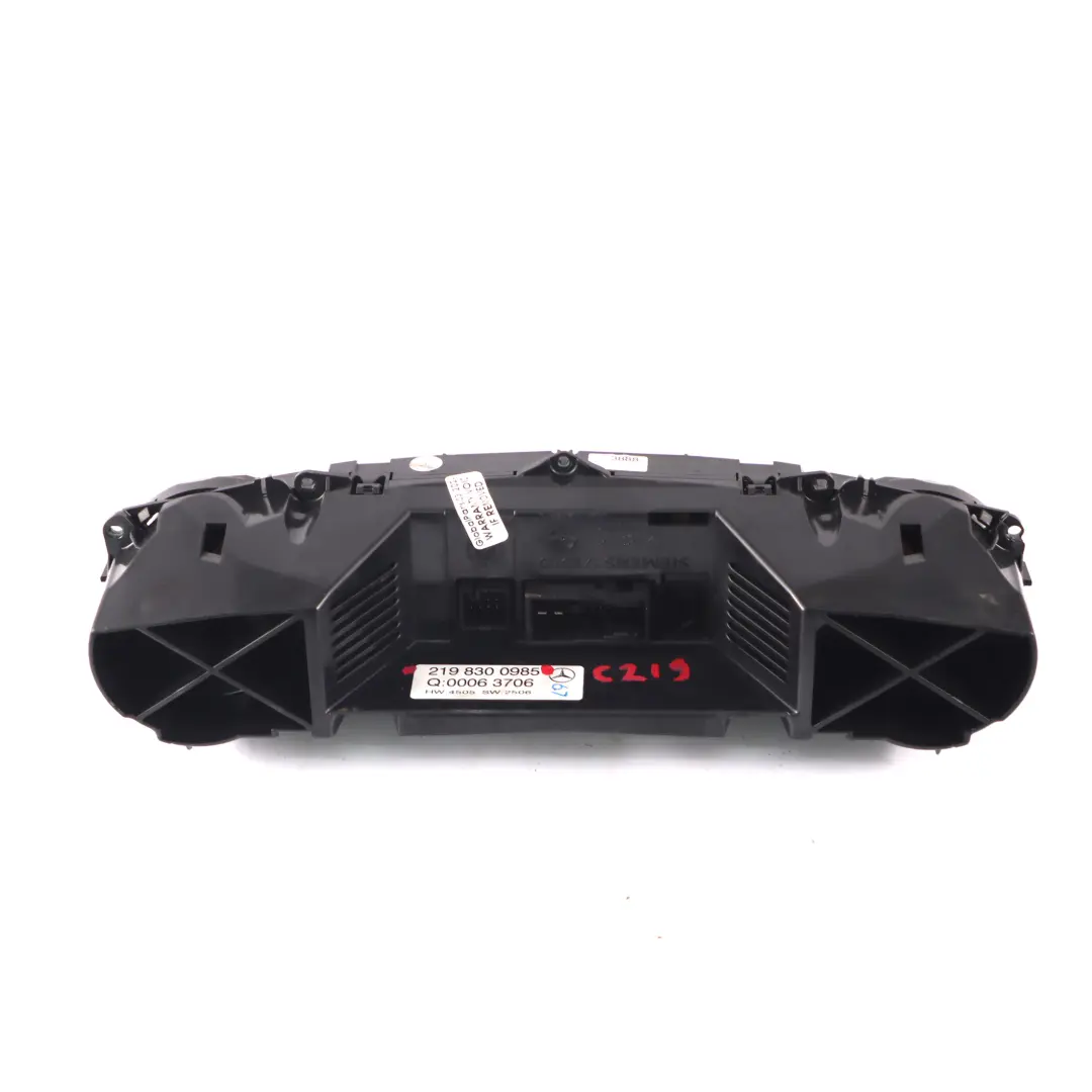 Mercedes C219 Panel Sterowania Dmuchawy Klimatyzacji - SKU A2198300985 - Numer Części A2198303285