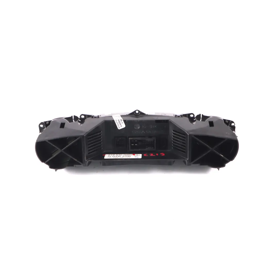  Panneau Mercedes C219 Climatisation Chauffage Ventilation contrôle - SKU A2198300985 - Numéro de pièce A2198303285