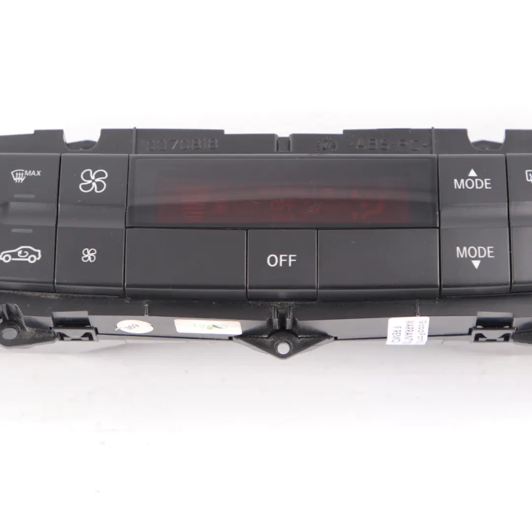 Mercedes CLS W219 A/C Panneau de commande de climatisation - SKU A2198303985 - Numéro de pièce A2198303985