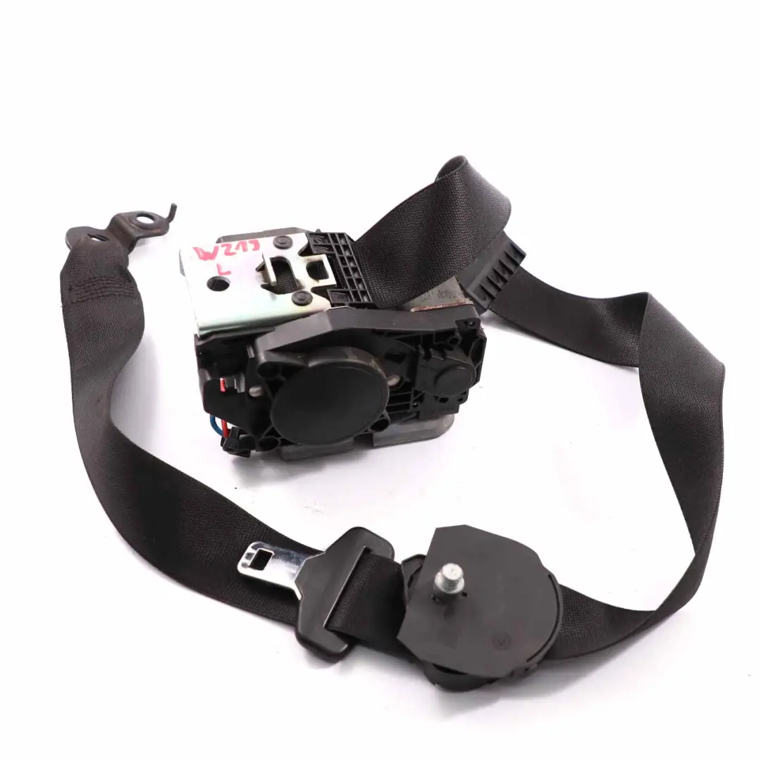 Mercedes W219 Cintura di Sicurezza Anteriore Sinistra Nera - SKU A2198600186-1 - Numero di parte A2198600186