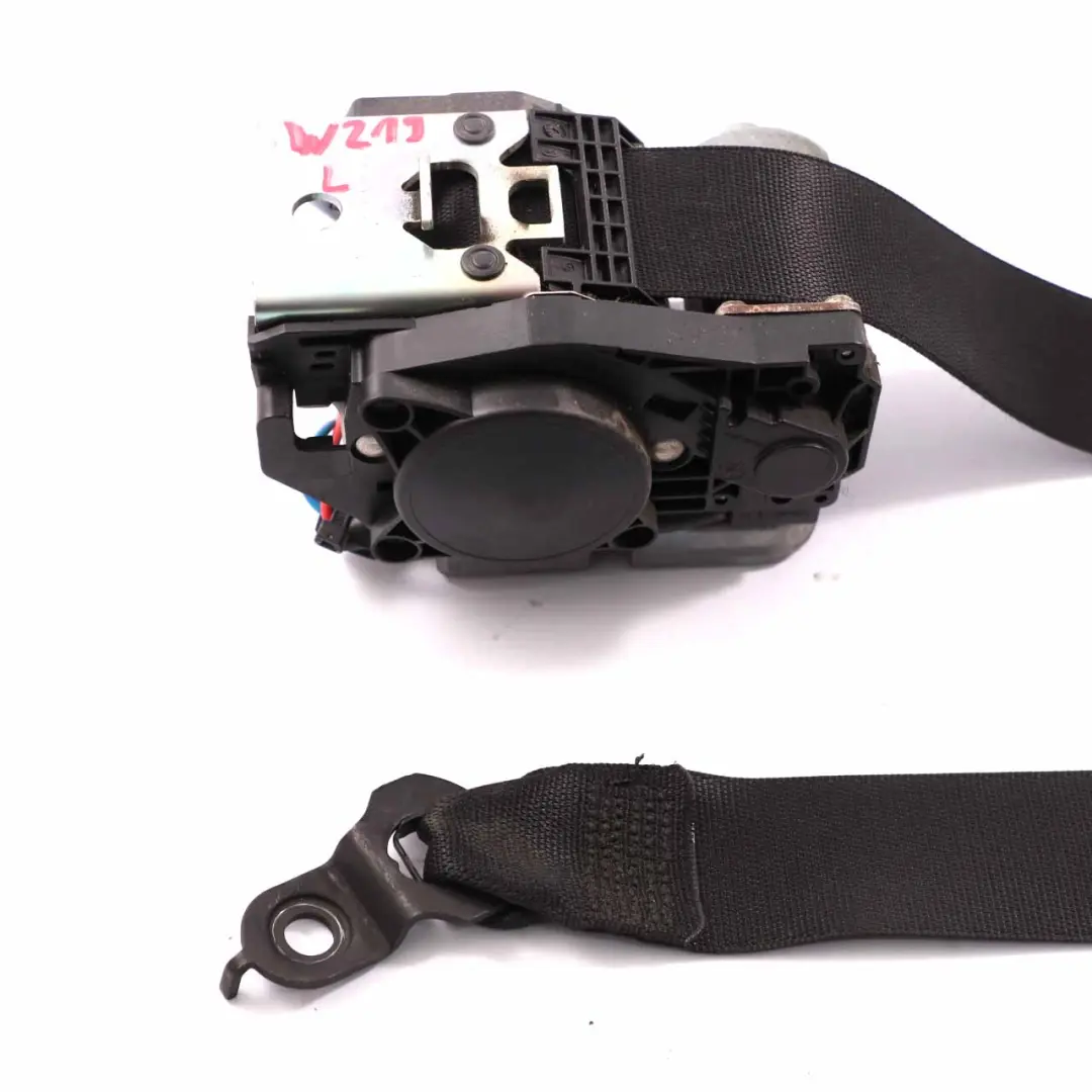 Mercedes W219 Ceinture de sécurité avant gauche Noir - SKU A2198600186-1 - Numéro de pièce A2198600186