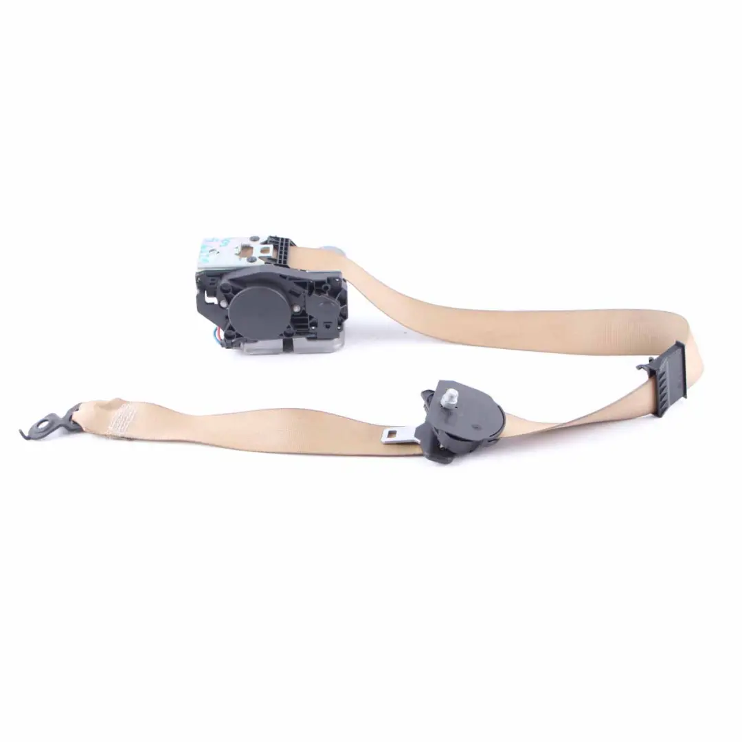W219 Seat Belt Safety Belt Front Left N/S Seatbelt Beige to Mercedes with Part number A2198600186 Mercedes W219 Seat Belt Safety Belt Front Left N/S Seatbelt Beige - SKU A2198600186 - Part number A2198600186