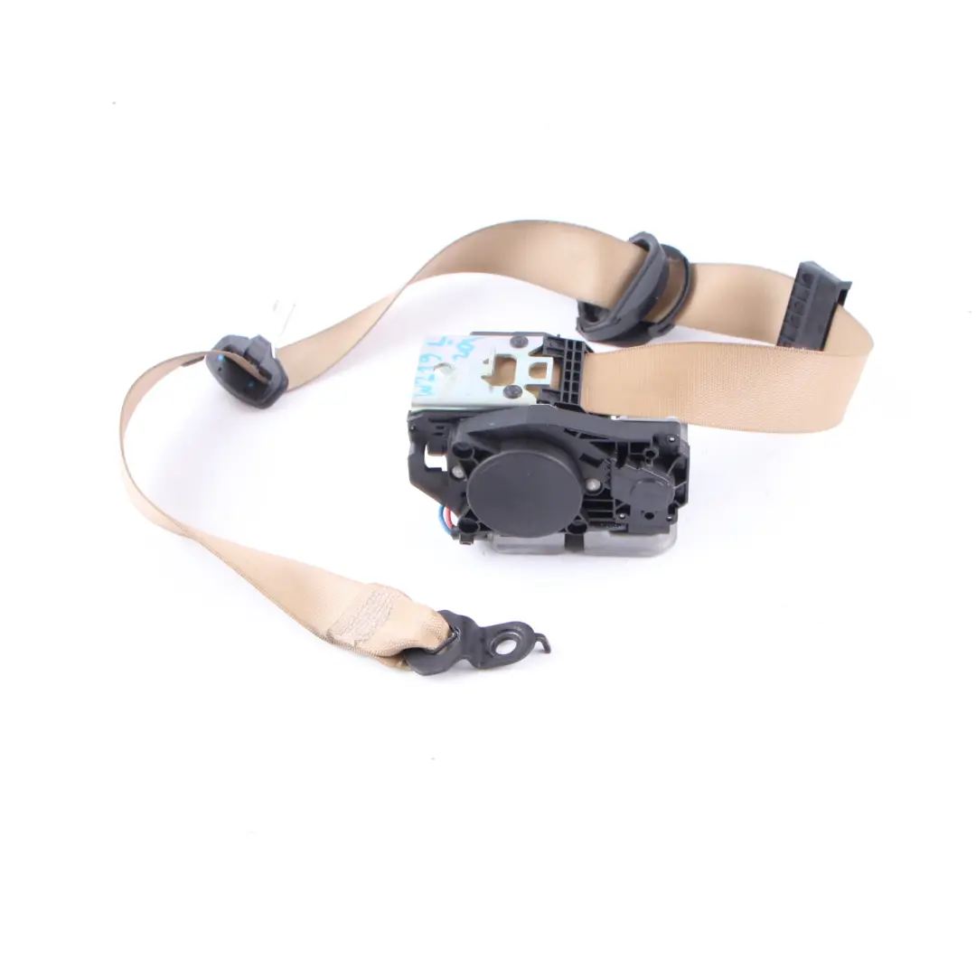 Mercedes W219 Seat Belt Safety Belt Front Left N/S Seatbelt Beige - SKU A2198600186 - Part number A2198600186
