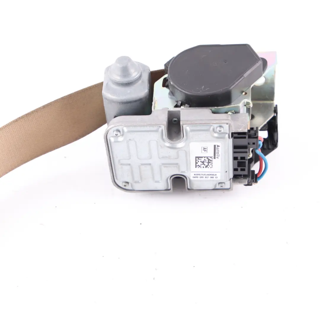 Mercedes W219 Seat Belt Safety Belt Front Left N/S Seatbelt Beige - SKU A2198600186 - Part number A2198600186