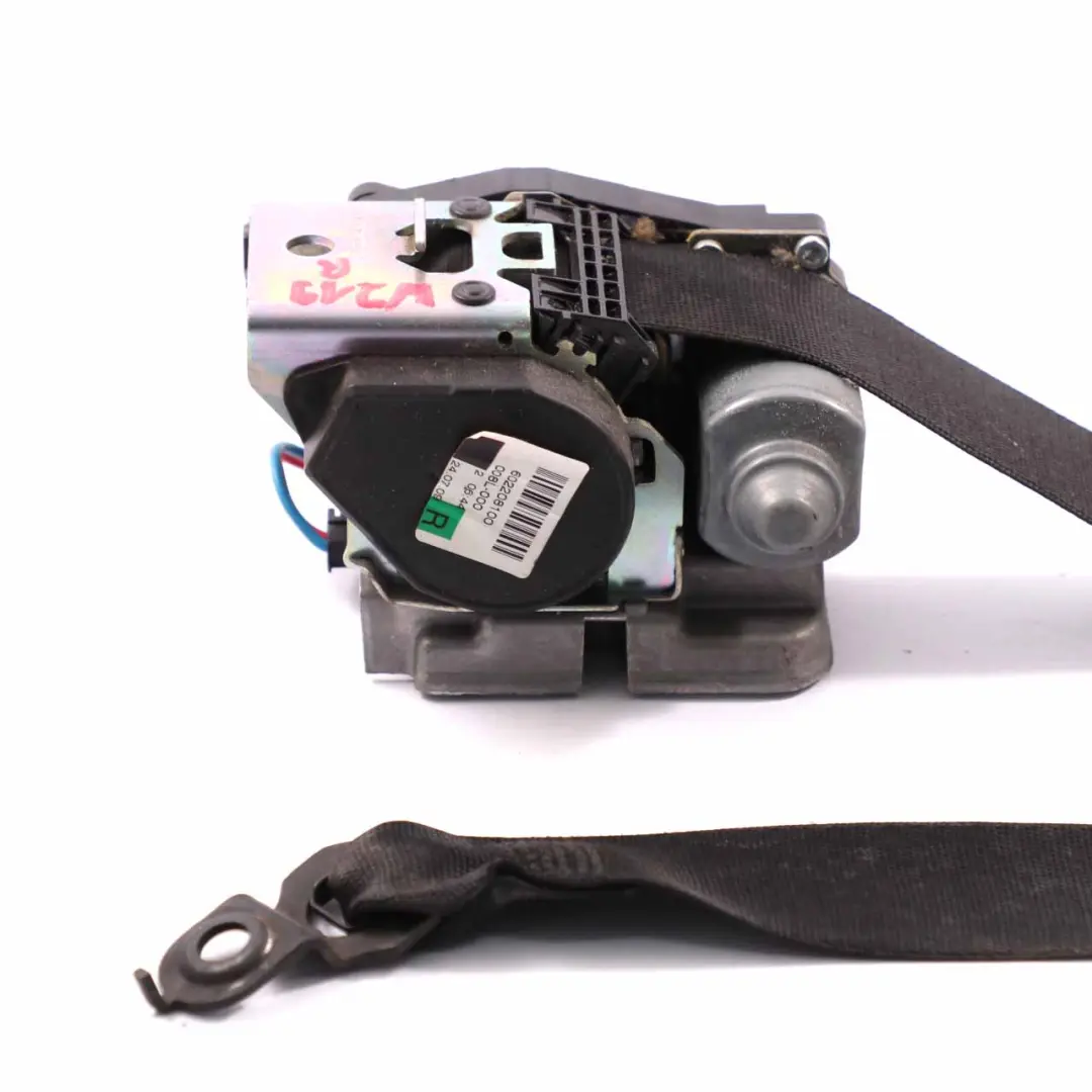 W219 Seat Belt Safety Belt Front Right O/S Seatbelt Black Mercedes - SKU A2198600286-1 - Part number A2198600286