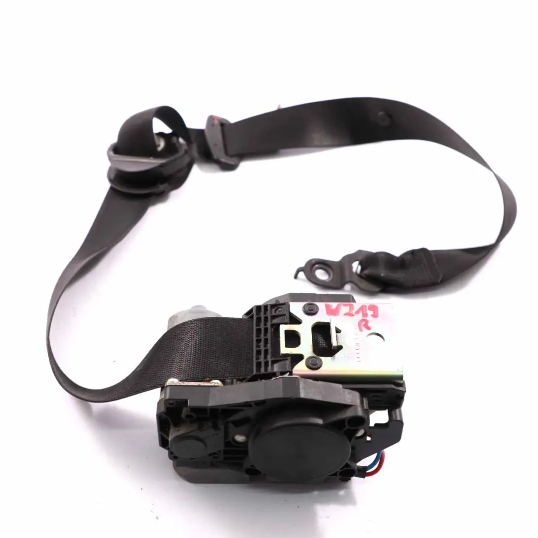 W219 Sicherheitsgurt vorne rechts Schwarz für Mercedes mit Teilenummer A2198600286 Mercedes W219 Sicherheitsgurt vorne rechts Schwarz - SKU A2198600286-1 - Teilenummer A2198600286