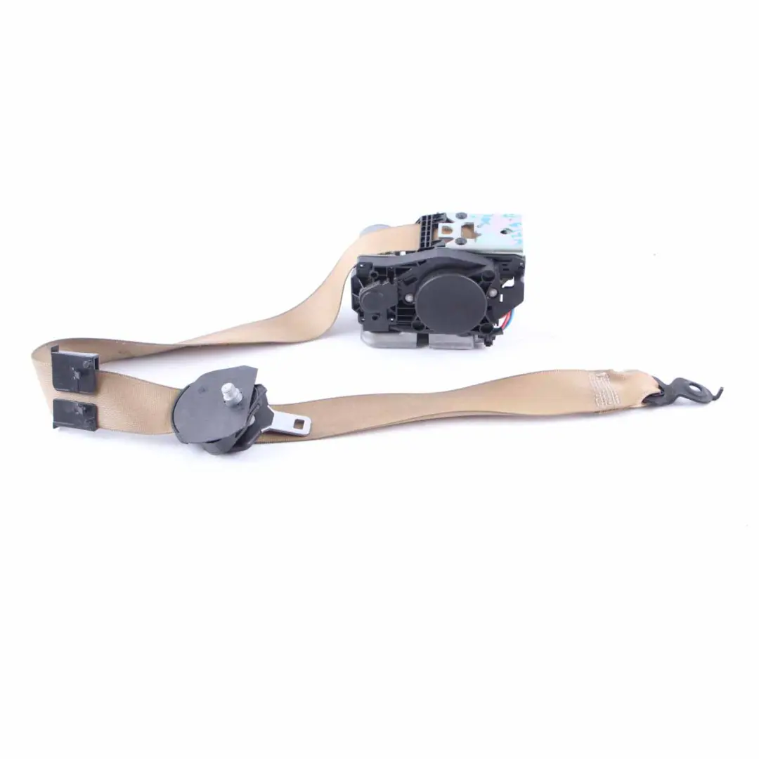Mercedes W219 Seat Belt Safety Belt Front Right O/S Seatbelt Beige - SKU A2198600286 - Part number A2198600286