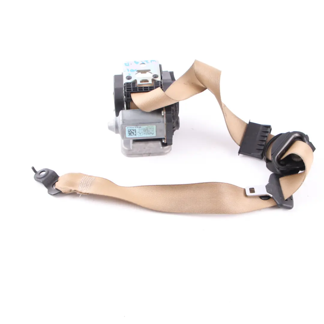 W219 Seat Belt Safety Belt Front Right O/S Seatbelt Beige to Mercedes with Part number A2198600286 Mercedes W219 Seat Belt Safety Belt Front Right O/S Seatbelt Beige - SKU A2198600286 - Part number A2198600286
