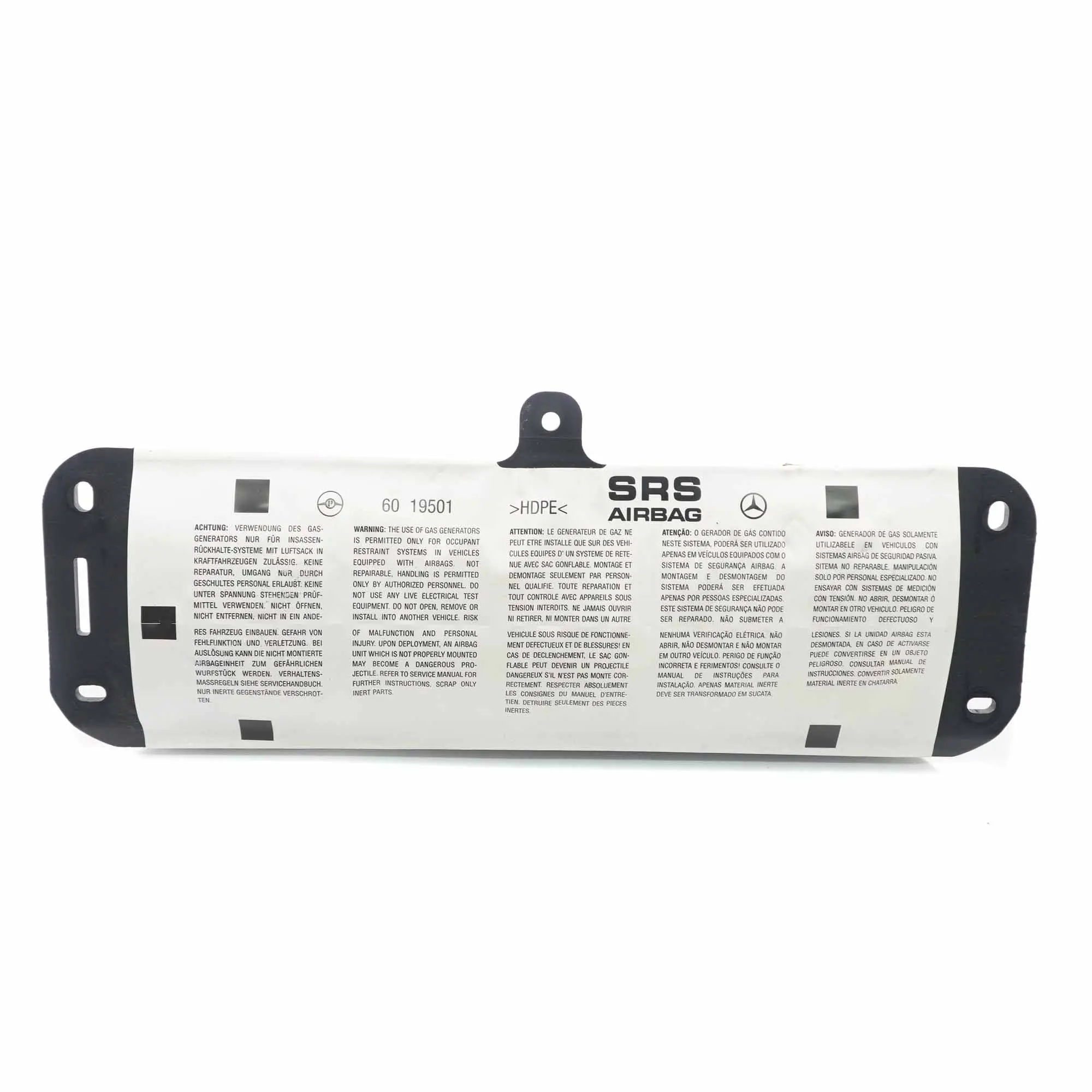 Mercedes W212 Airbag Tableau de Bord Côté Passager Unité Avant A2128603102