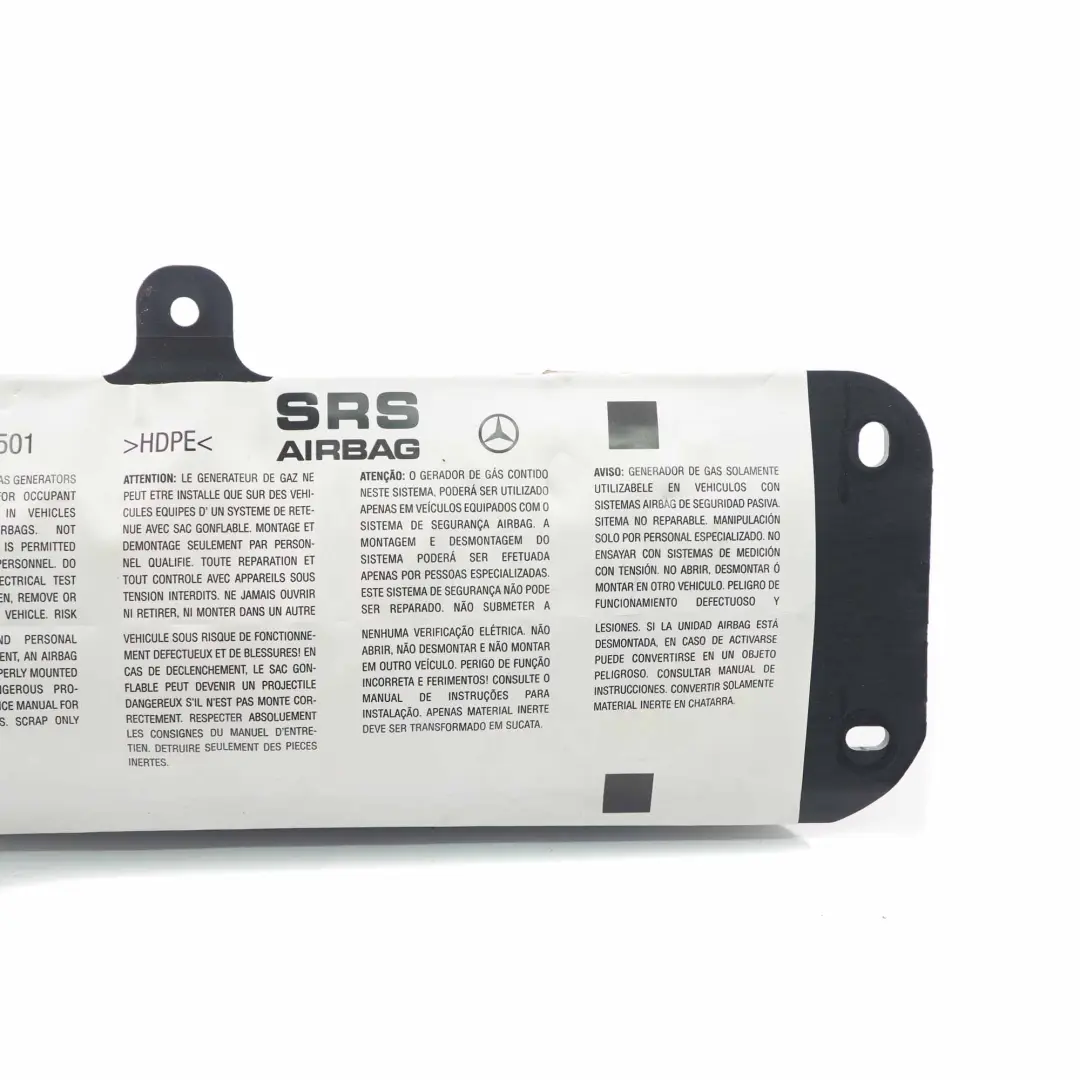 Mercedes CLS C219 Dashboard Airbag Passenger Side Front Air Bag Unit - SKU rhd-A2198600502 - Part number A2198600502