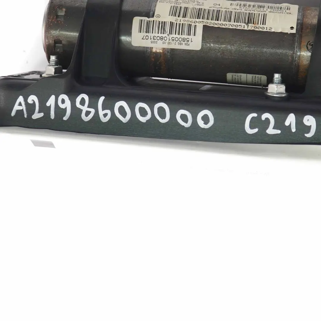 Dashboard Airbag Passenger Side Front Air Bag Unit to Mercedes CLS C219 with Part number A2198600502 Mercedes CLS C219 Dashboard Airbag Passenger Side Front Air Bag Unit - SKU rhd-A2198600502 - Part number A2198600502
