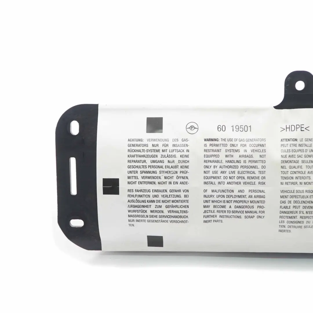 Dashboard Airbag Passenger Side Front Air Bag Unit to Mercedes CLS C219 with Part number A2198600502 Mercedes CLS C219 Dashboard Airbag Passenger Side Front Air Bag Unit - SKU rhd-A2198600502 - Part number A2198600502