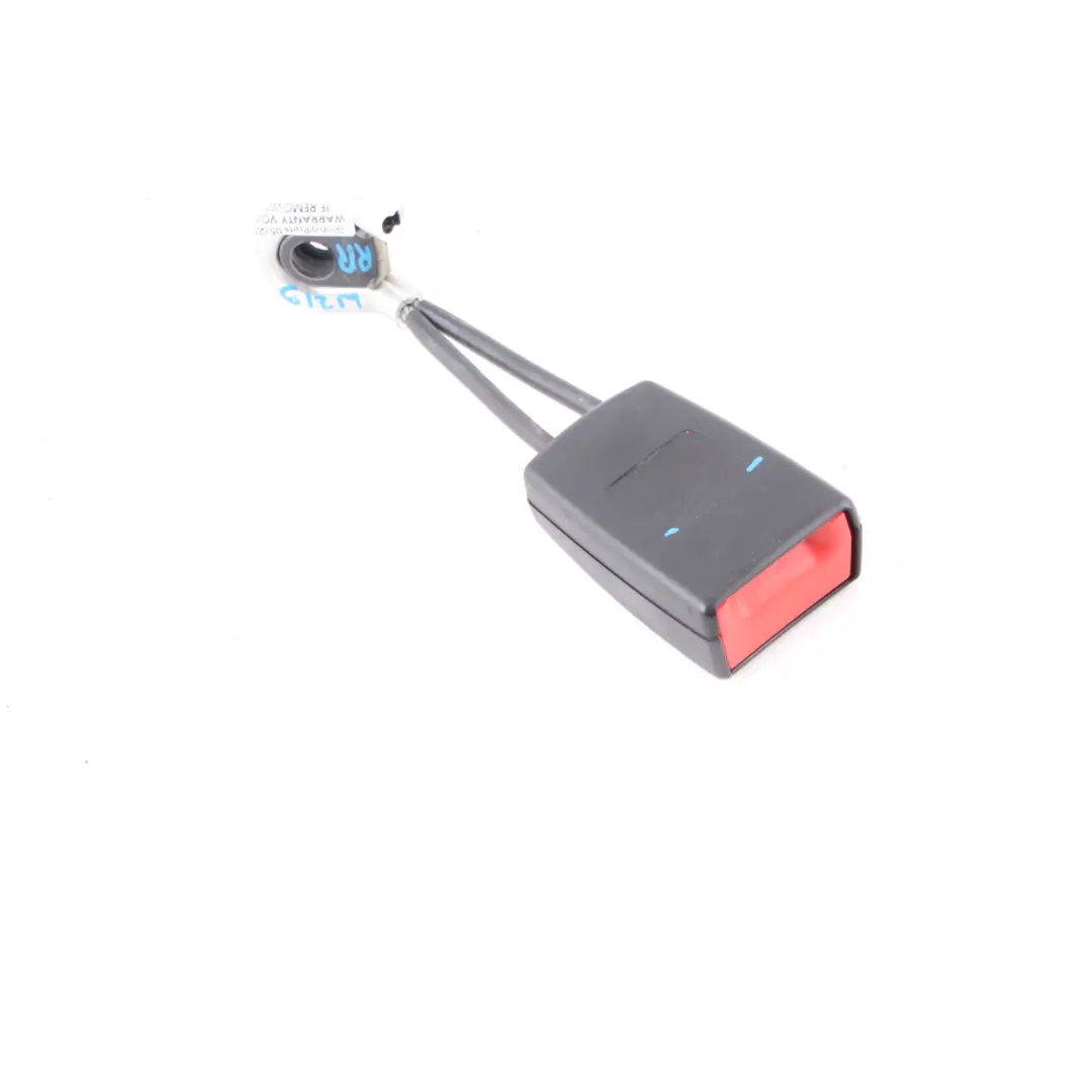 W219 Fibbia del sedile tenditore cintura posteriore destra per Mercedes con numero di parte A2198600669 Mercedes W219 Fibbia del sedile tenditore cintura posteriore destra - SKU A2198600669 - Numero di parte A2198600669