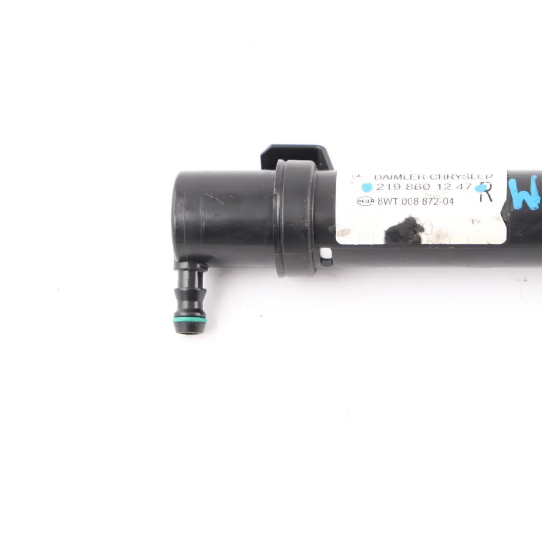 W219 Headlamp Washer Jet Headlight Spray Nozzle Right O/S to Mercedes with Part number A2198601247 Mercedes W219 Headlamp Washer Jet Headlight Spray Nozzle Right O/S - SKU A2198601247 - Part number A2198601247