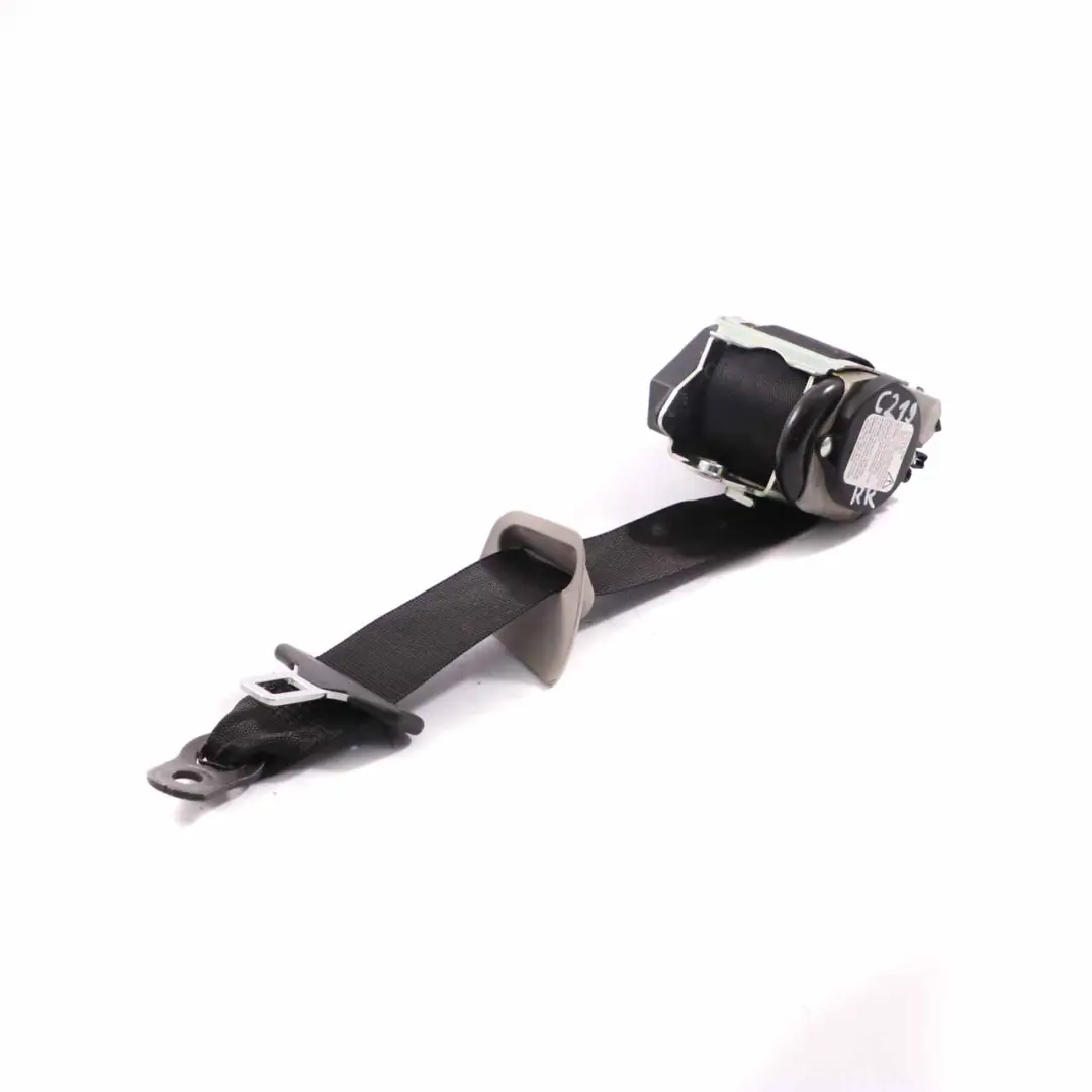 W219 Cintura di sicurezza posteriore destra Nero per Mercedes CLS con numero di parte A2198602085 Mercedes CLS W219 Cintura di sicurezza posteriore destra Nero - SKU A2198602085 - Numero di parte A2198602085