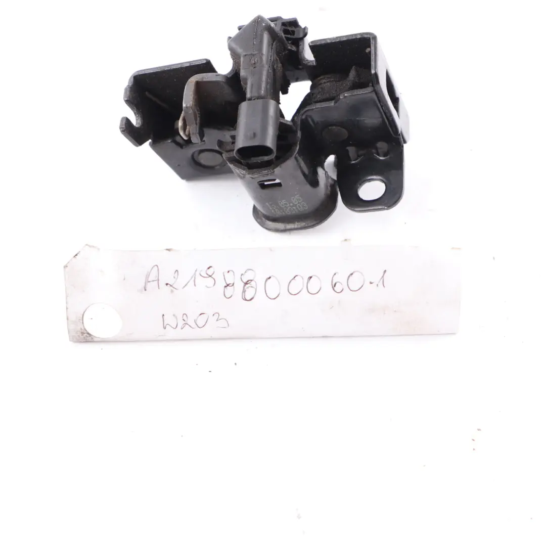 Mercedes W203 W211 CLS C219 Serratura Cofano Motore - SKU A2198800060-1 - Numero di parte A2198800060